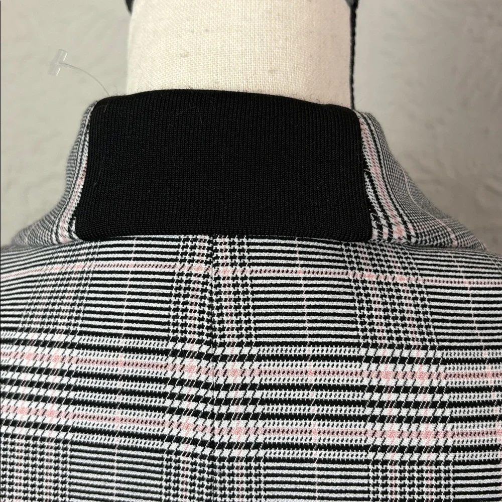 Ted Baker Kimm Ribbed Cuff Plaid Blazer
